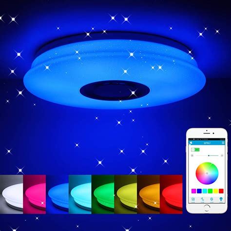 Plafon led rgb con altavoz | 💡 NERLED