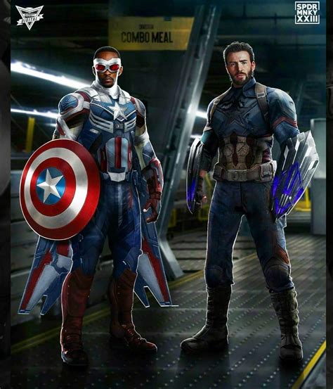 Falcon & Captain America | Captain america costume, Marvel comic ...