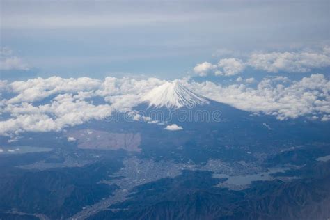 Aerial View Of Mt. Fuji In Japan Stock Photo - Image of beautiful ...