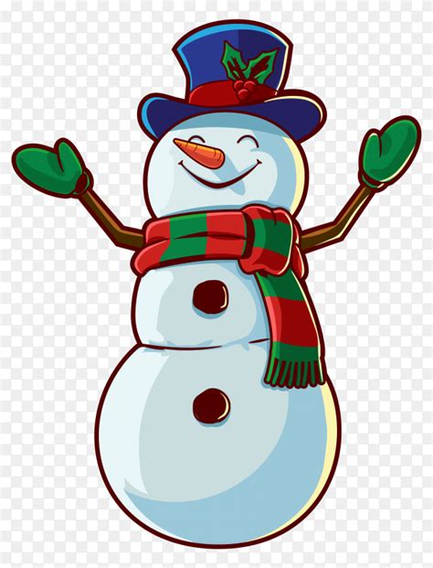 Snowman Character illustration on transparent background PNG - Similar PNG