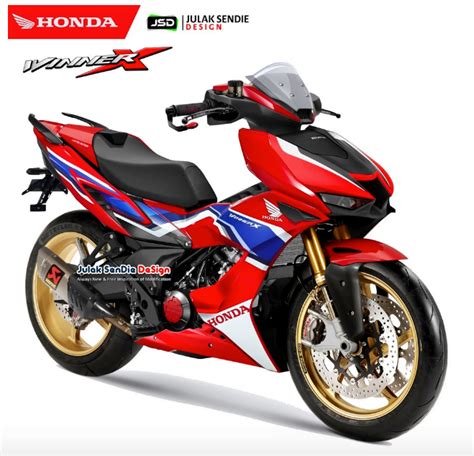 Honda Winner X 150 Fireblade versi Render, desain paling tertata! | Teknosiana.com