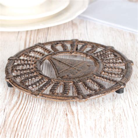 Sail Away Nautical Cast Iron Trivet By Dibor | notonthehighstreet.com