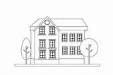 Green House Coloring Page Icon Vector Graphic By Neomanicstudio  sketch template