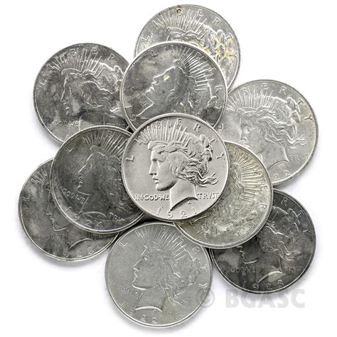 Buy Peace Silver Dollars - 90% Silver Coins Circulated Cull - Peace ...