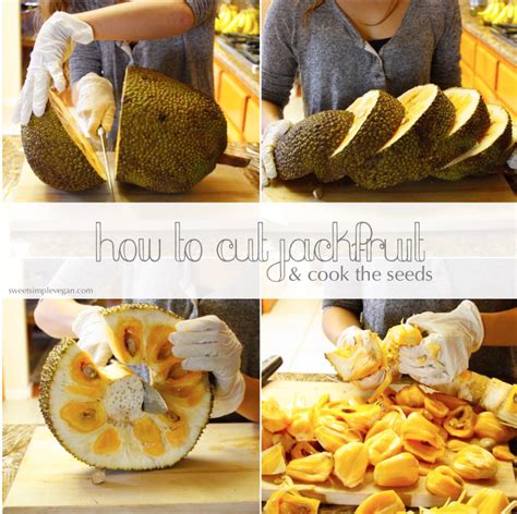 How To Cut Jackfruit & Cook Jackfruit Seeds! (With Photos)