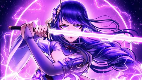 Baal Raiden Shogun Wallpaper K Purple Genshin Impact | The Best Porn ...