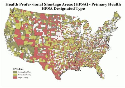 HPSA American states – Physician Practice Specialists