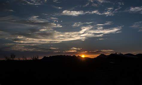 Arizona Silhouette | Silhouette, Arizona, Sunset