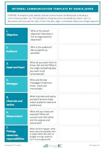 29 Public Relations Strategy Template | Communication plan template ...