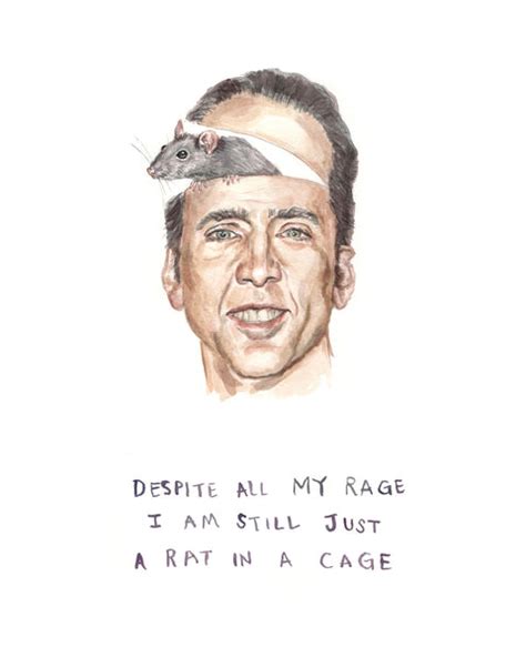 Rat in a Cage - Nicholas Cage Greeting Card – Heather Buchanan