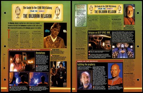 The Bajoran Religion - The Bajorans - Star Trek Fact File Page