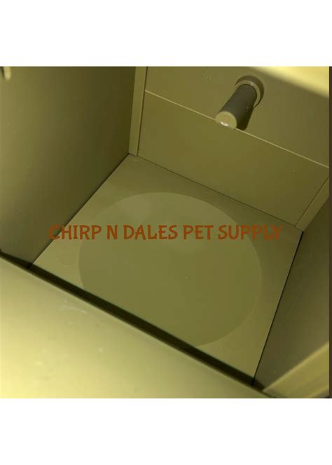 Finch Plastic Nest Box Green - Chirp N Dales Pet Supply