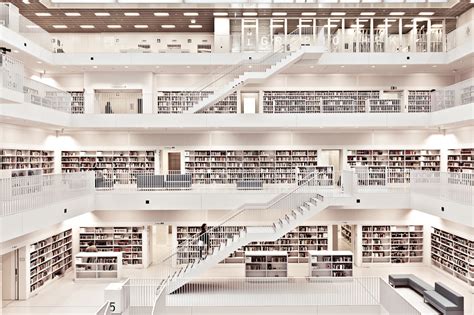 neue Bibliothek Stuttgart Foto & Bild | architektur, innenaufnahmen ...