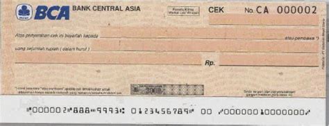 Gambar Contoh Check Cek Bank Gambar Panin di Rebanas - Rebanas