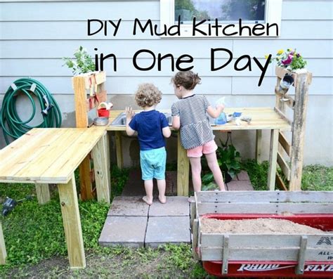 DIY Mud Kitchen in One Weekend | Hands On As We Grow®