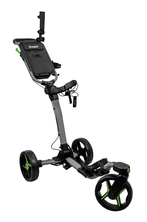 Axglo V3 Golf Push Cart (grey/green)