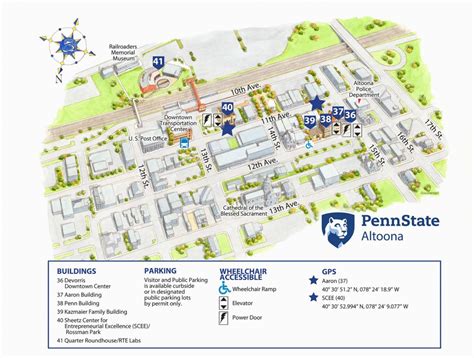 California University Of Pa Campus Map - Printable Maps