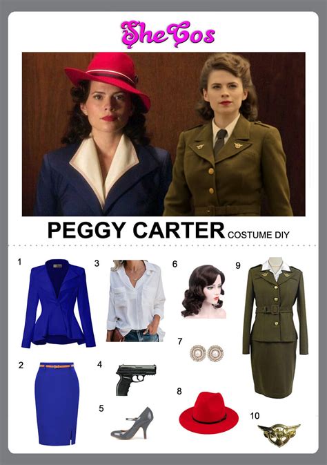 The Ultimate Guide For Marvel Peggy Carter Costume | SheCos Blog