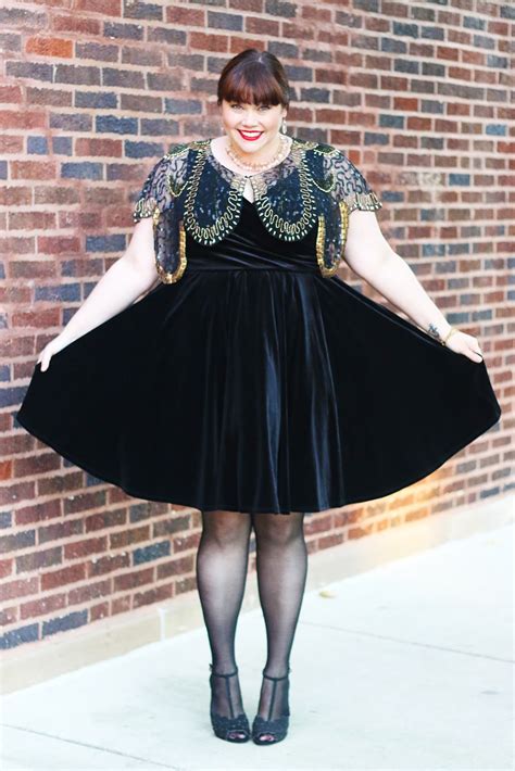 Plus Size Holiday Look: Velvet Dress from Torrid