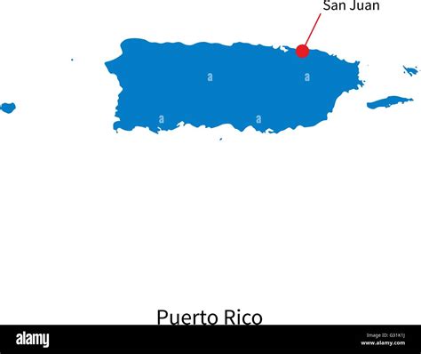 Puerto Rico Map Outline