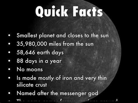 5 Unique Facts About Mercury