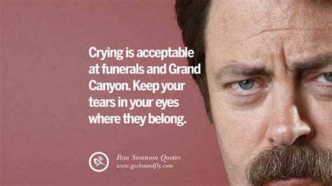 14 Funny Ron Swanson Quotes And Meme On Life