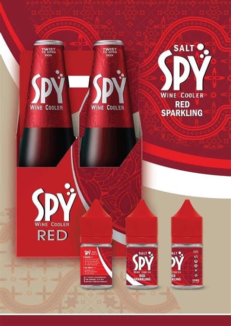 Spy Wine Cooler Red Sparking Salt Nic 30ml [ แท้ ] | สปายไวน์คูลเลอร์เรดสปาร์คกลิ้ง กลิ่นไวน์ ...