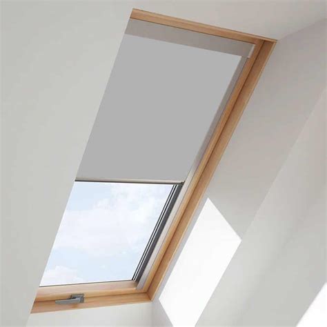 Light Grey Roof Skylight Blind for VELUX Windows – Cheapest Blinds UK Ltd