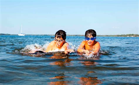 The benefits of lake swimming | Great Lakes Guide