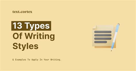 Different Writing Styles Examples