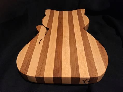 Cat Shaped Wood Cutting Board - Cherry and Maple Custom Cutting Board ...