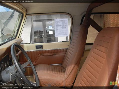 Brown Interior Photo for the 1982 Jeep CJ7 Laredo 4x4 #22753527 | GTCarLot.com