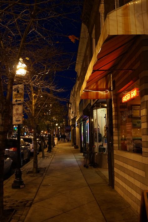 Free Images : open, light, road, street, sidewalk, restaurant, city, downtown, dark, bar ...