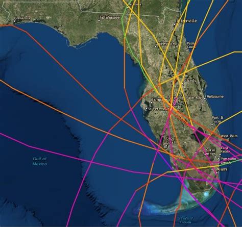 See Every Florida Storm's Path For The Past 100 Years | wfmynews2.com