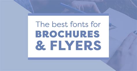 Best Fonts for Business Brochures and Flyers That Stand Out - Creative ...