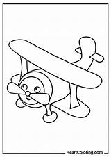 Airplane Coloring Pages  50 Free Sheets sketch template