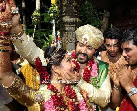 Yash and Radhika Pandit's Wedding, Reception and Mehendi Photos – South ...