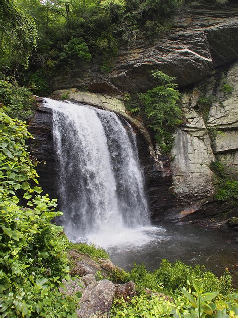 Looking Glass Falls - North Carolina Photograph by Mike McGlothlen