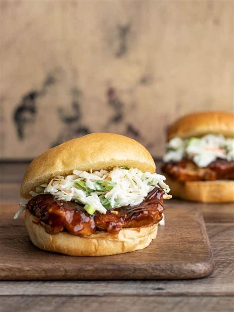 Quick & Easy BBQ Chicken Sandwiches - Budget Bytes