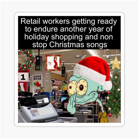 "SpongeBob Christmas Meme" Sticker for Sale by TheBoysBible | Redbubble