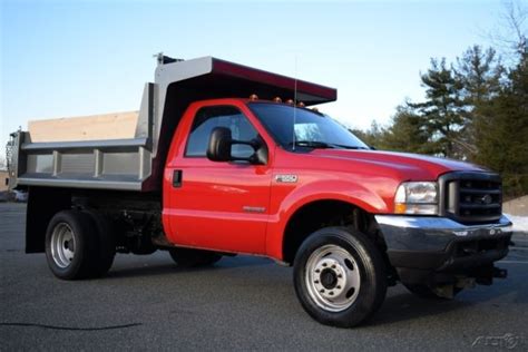 04 Ford F-550 F550 XL Dump Truck 4x4 6.0L Powerstroke Diesel Used F450 F350 - 1FDAF57PX4EC61711