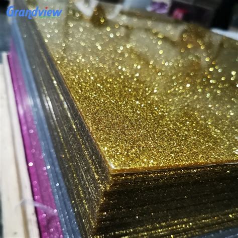 3mm Chunky Glitter Acrylic Sheet - China Glitter Sheet and Acrylic Sheet