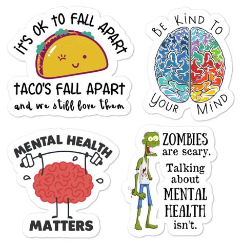 Mental health awareness sticker pack 1 Diversely Human | Etsy