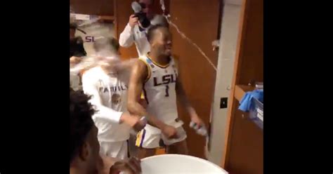 WATCH: LSU's locker room celebration