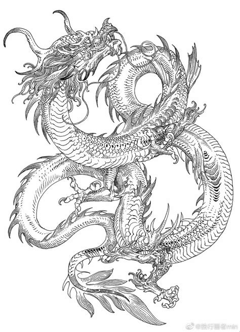 Dragon Tattoo Back, Dragon Tattoo Sketch, Japanese Dragon Tattoos ...