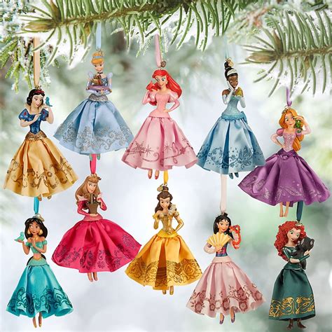 MmDisney Doll Collection — Disney Princess Sketchbook Ornament set ...