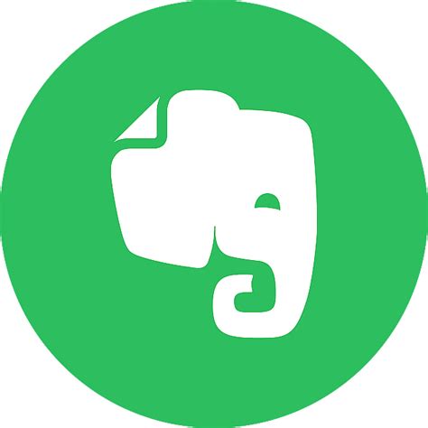 Evernote rundes Logo-Symbol transparente PNG - StickPNG