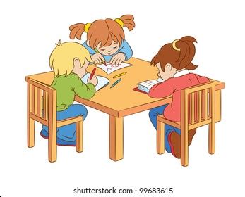 7,381 Cartoon Images Children Writing Royalty-Free Photos and Stock ...