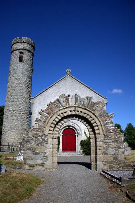 Castledermot Round Tower and High Crosses, Kildare, Ireland | Visions Of The Past