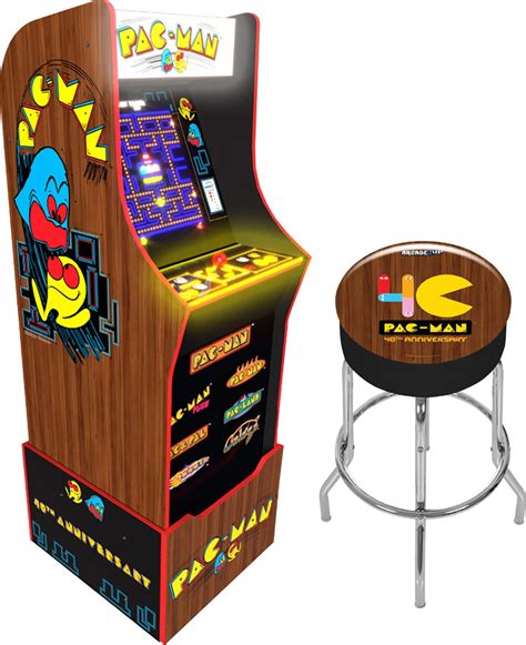 Customer Reviews: Arcade1Up 40th Anniversary Pac-Man Special Edition Arcade Game Machine Pac-Man ...